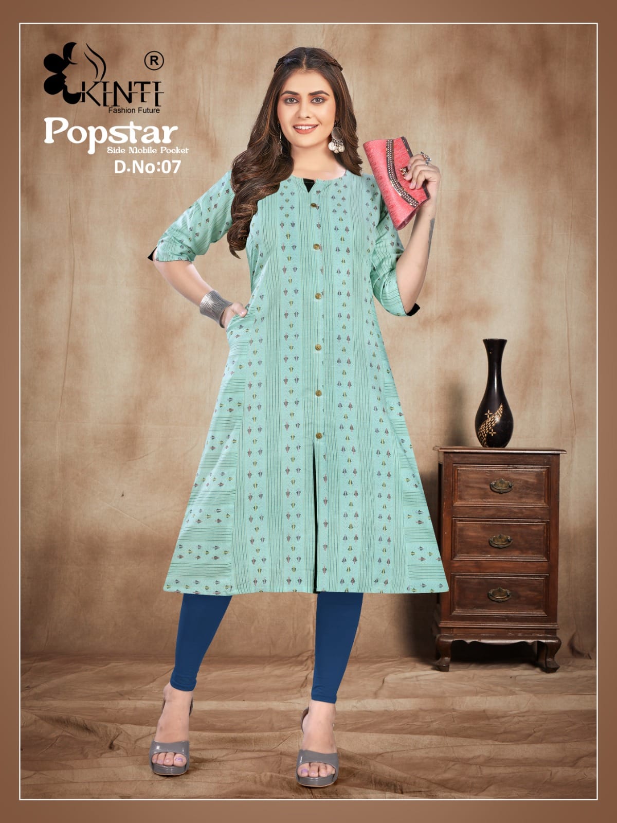 Popstar Vol 3 By Kinti Printed Kurtis Catalog